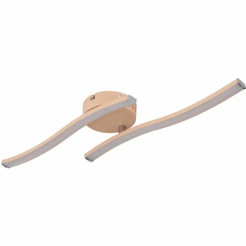 Luminaires Globo Lighting Tyler Plafonnier LED Rose, 1 lumière* Éclairage Led