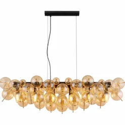 Luminaires Globo Lighting Udo Suspension Or, Noir, 6 lumières