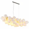 Luminaires Globo Lighting Udo Suspension Nickel mat, 6 lumières