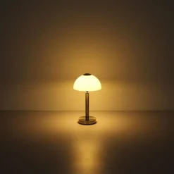 Luminaires Globo Lighting Uldin Lampe à poser LED Laiton, 1 lumière