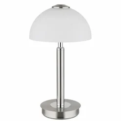 Luminaires Globo Lighting Uldin Lampe à poser LED Chrome, Nickel mat, 1 lumière