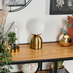 Lampes Dorées-hofstein Ulvsbyn Lampe à poser LED Or, 1 lumière