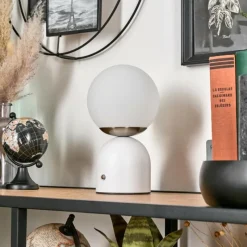 Lampes Dorées-hofstein Ulvsbyn Lampe à poser LED Or, Blanc, 1 lumière