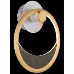 Lampes Dorées-Luminaires Globo Lighting Umbra Applique murale LED Or, Argenté, 1 lumière