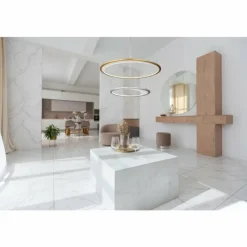 Lampes Dorées-Luminaires Globo Lighting Umbra Suspension LED Or, Argenté, 1 lumière, Télécommandes