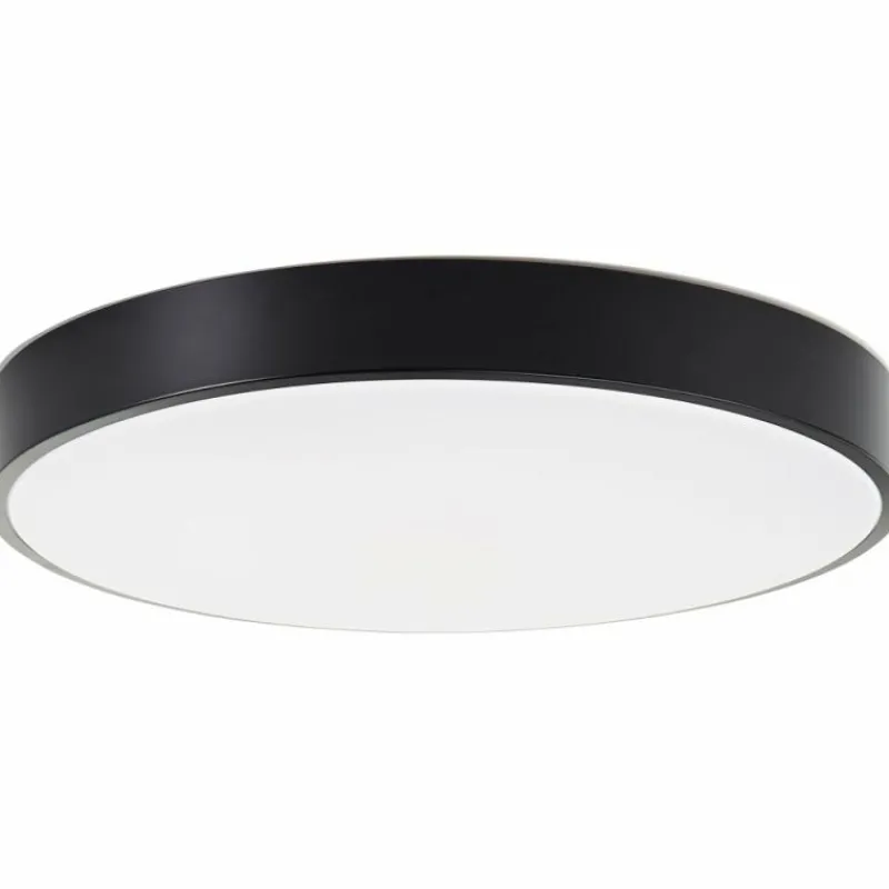Luminaires Brilliant Vadin Plafonnier LED Noir, 1 lumière, Télécommandes