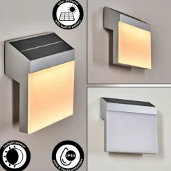 hofstein Vanhaniemi Lampe murale d´extérieur LED Gris, Blanc, 1 lumière