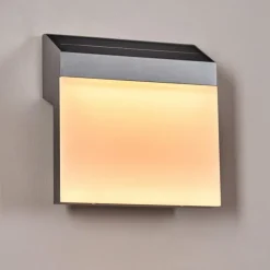 hofstein Vanhaniemi Lampe murale d´extérieur LED Gris, Blanc, 1 lumière