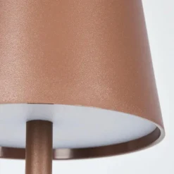 hofstein Vannie Lampe de table d'extérieur, Lampe à poser LED Brun, 1 lumière