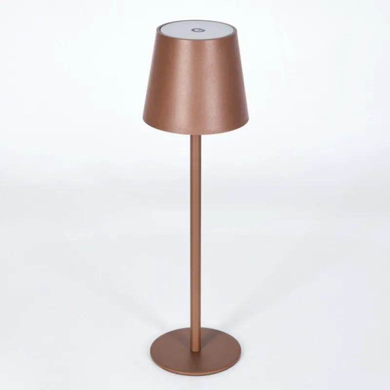 hofstein Vannie Lampe de table d'extérieur, Lampe à poser LED Brun, 1 lumière