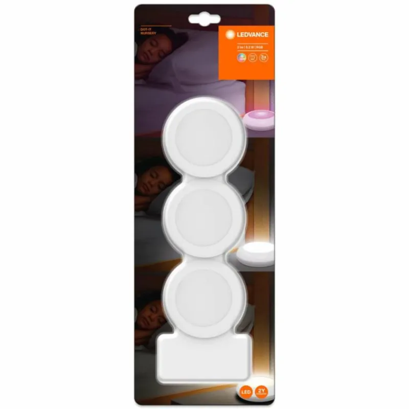 Luminaires Ledvance veilleuse LEDVANCE DO-IT Blanc, 1 lumière, Télécommandes, Changeur de couleurs* Éclairage Led