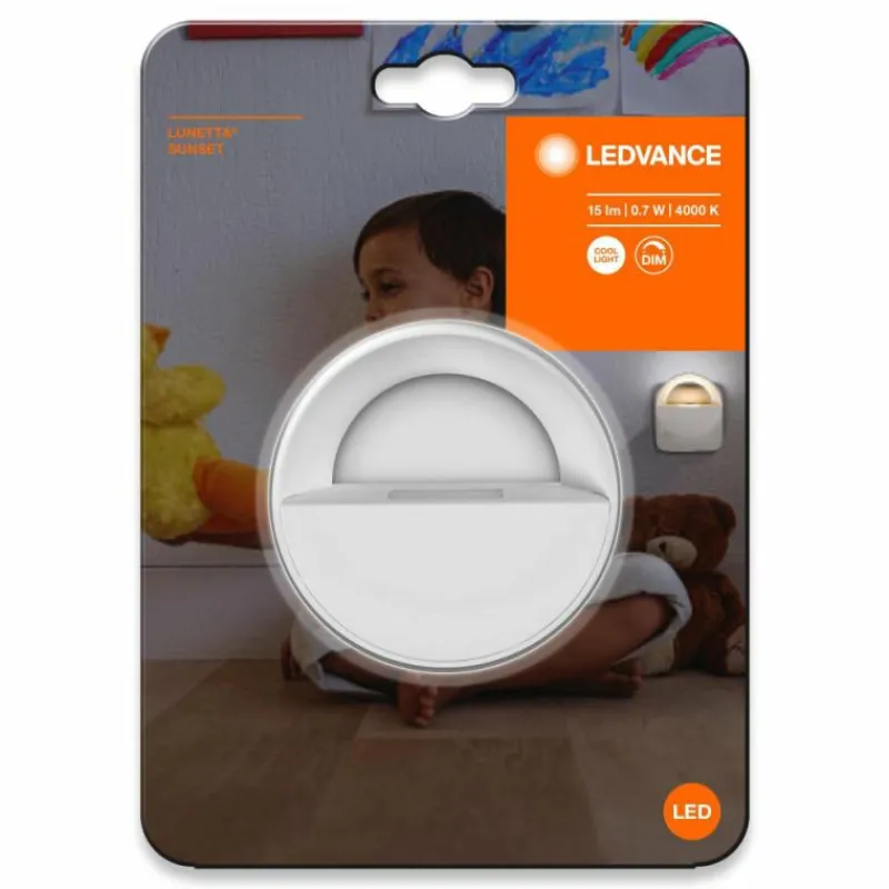 Luminaires Ledvance veilleuse LEDVANCE LUNETTA Blanc, 1 lumière* Éclairage Led