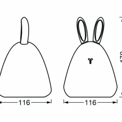 Luminaires Ledvance veilleuse LEDVANCE NIGHTLUX Blanc, 1 lumière, Changeur de couleurs* Éclairage Led