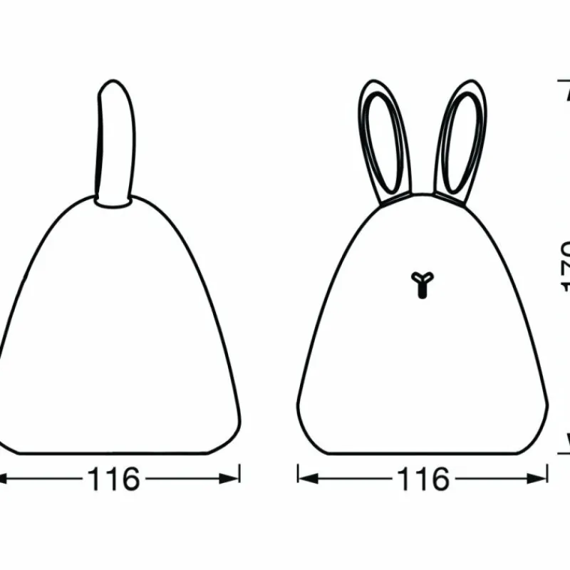 Luminaires Ledvance veilleuse LEDVANCE NIGHTLUX Blanc, 1 lumière, Changeur de couleurs* Éclairage Led