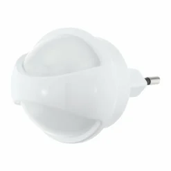 Luminaires Eglo Veilleuse pour prise électrique Eglo TINEO LED Blanc, 1 lumière, Détecteur de mouvement* Éclairage Led