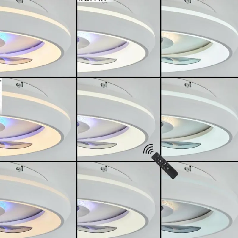 hofstein Ventilateur de plafond Tirkkala LED, 1 lumière