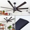 hofstein Ventilateur de plafond Aargaard Noir, Télécommandes