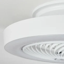 hofstein Ventilateur de plafond Azenha LED Blanc, 1 lumière, Télécommandes