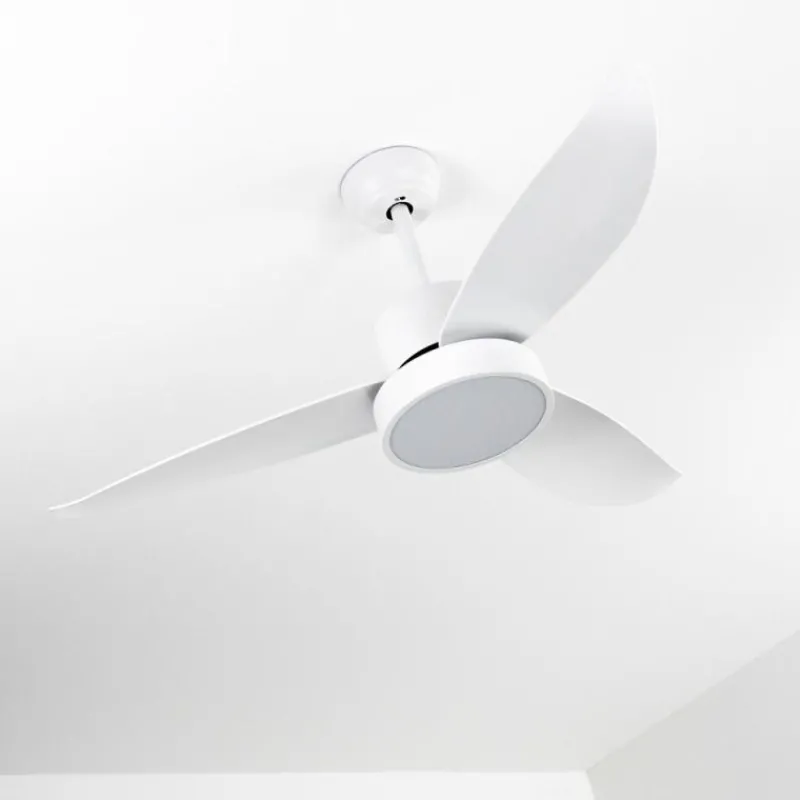 hofstein Ventilateur de plafond Doha LED Blanc, 1 lumière, Télécommandes