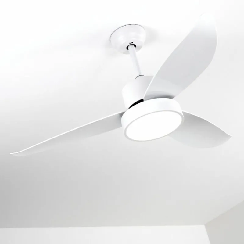 hofstein Ventilateur de plafond Doha LED Blanc, 1 lumière, Télécommandes