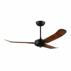 Luminaires Eglo Ventilateur de plafond Eglo HOI AN Noir, Télécommandes