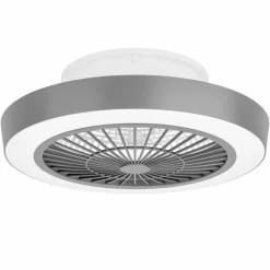Luminaires Eglo Ventilateur de plafond Eglo SAZAN LED Noir, Blanc, 3 lumières