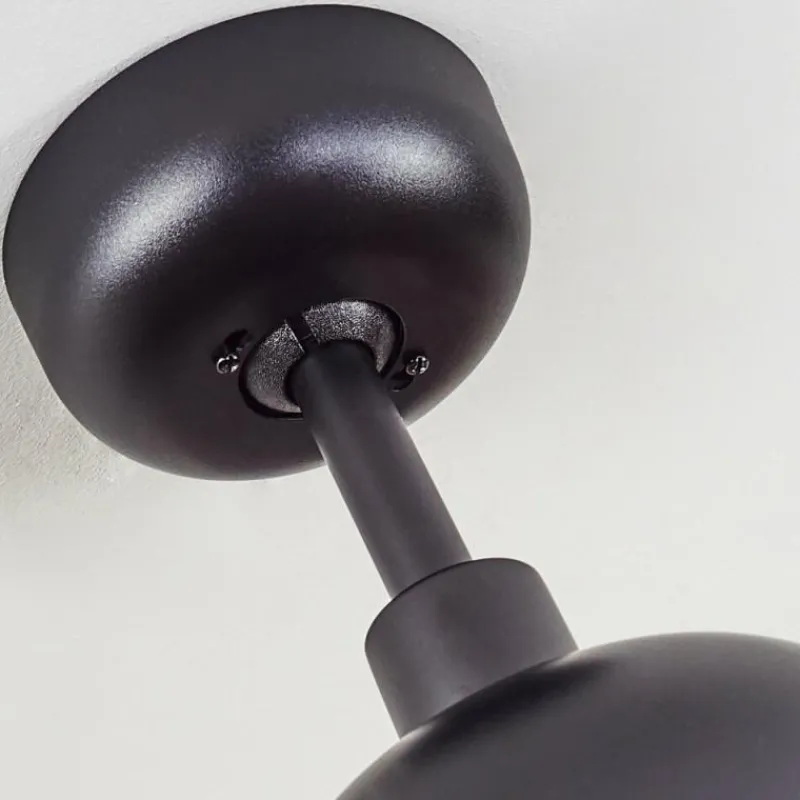 hofstein Ventilateur de plafond Follseland Brun, Couleur bois, Noir