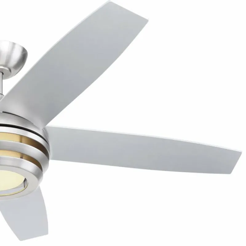 Luminaires Globo Lighting Ventilateur de plafond Globo VIVIANA LED Nickel mat, 1 lumière, Télécommandes