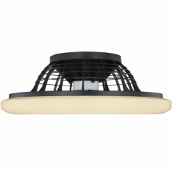 Luminaires Globo Lighting Ventilateur de plafond Globo TRAVO LED Noir, 1 lumière, Télécommandes
