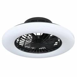 Luminaires Globo Lighting Ventilateur de plafond Globo TRAVO LED Noir, 1 lumière, Télécommandes