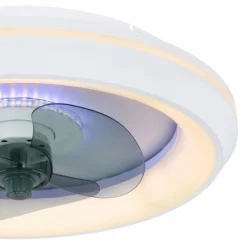 Luminaires Globo Lighting Ventilateur de plafond Globo JOEY LED Blanc, 1 lumière, Télécommandes