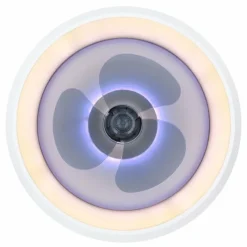 Luminaires Globo Lighting Ventilateur de plafond Globo JOEY LED Blanc, 1 lumière, Télécommandes