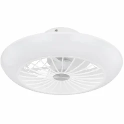 Luminaires Globo Lighting Ventilateur de plafond Globo LAFFEE LED Blanc, 1 lumière