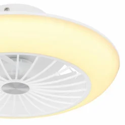 Luminaires Globo Lighting Ventilateur de plafond Globo LAFFEE LED Blanc, 1 lumière