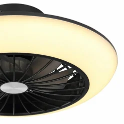 Luminaires Globo Lighting Ventilateur de plafond Globo LAFEE LED Noir, 1 lumière