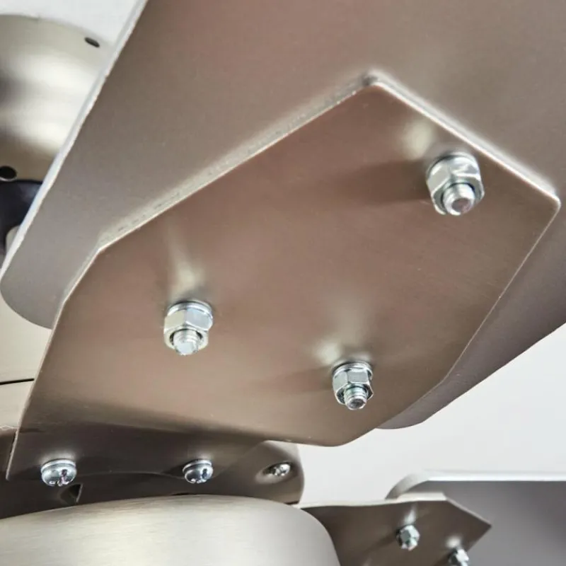 hofstein Ventilateur de plafond Hamnvik Nickel mat, 1 lumière