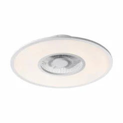 Luminaires Leuchten Direkt Ventilateur de plafond Leuchten Direkt FLAT-AIR LED Argenté, 1 lumière, Télécommandes