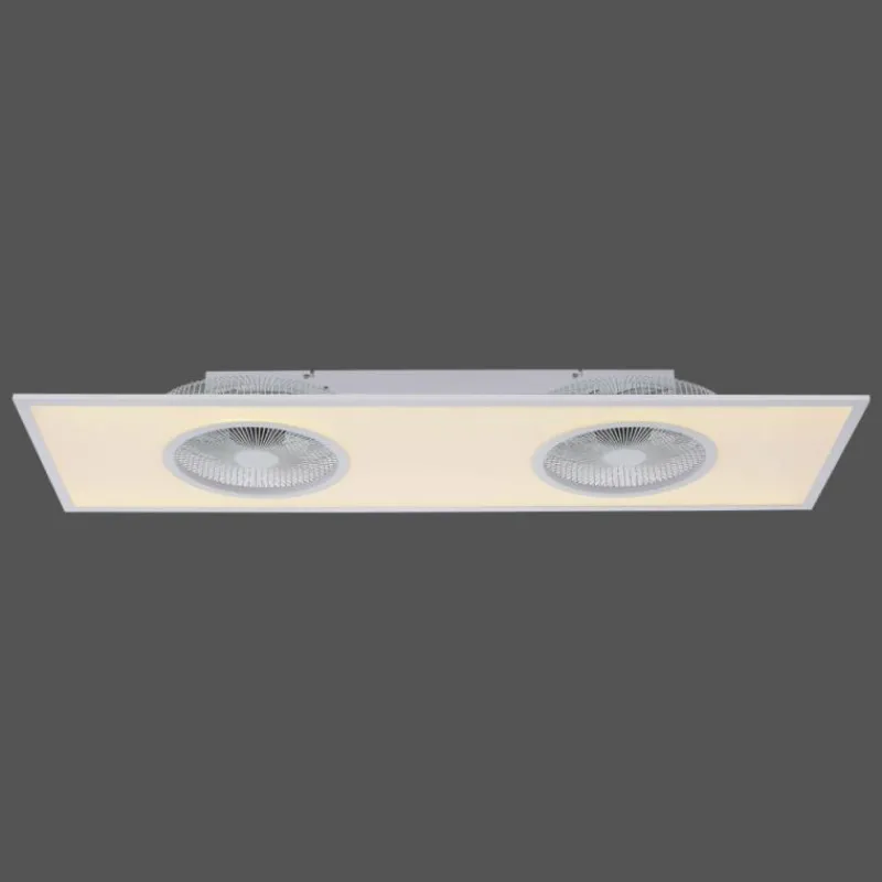 Luminaires Leuchten Direkt Ventilateur de plafond Leuchten Direkt FLAR-AIR LED Blanc, 1 lumière, Télécommandes