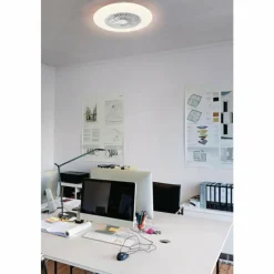 Luminaires Ledvance Ventilateur de plafond LEDVANCE Smart Blanc, 1 lumière, Télécommandes