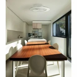 Luminaires Mantra Ventilateur de plafond Mantra ALISIO LED Blanc, 1 lumière, Télécommandes