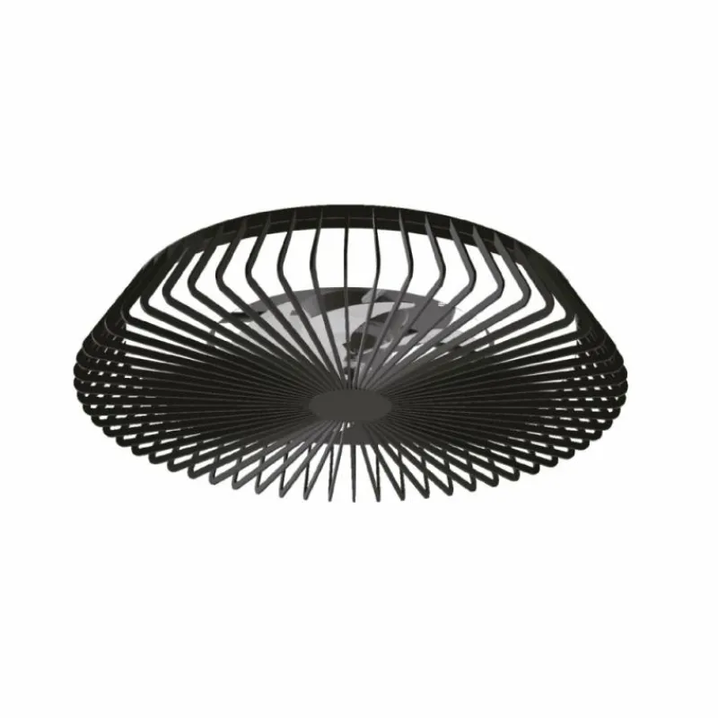 Luminaires Mantra Ventilateur de plafond Mantra HIMALAYA LED Noir, 1 lumière, Télécommandes