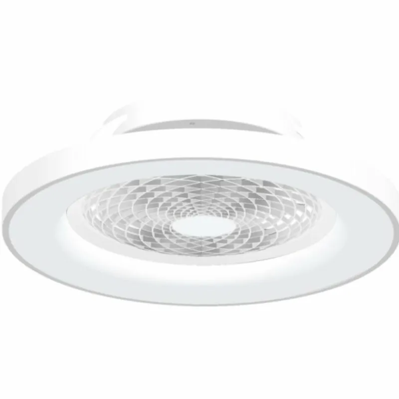 Luminaires Mantra Ventilateur de plafond Mantra TIBET LED Blanc, 1 lumière, Télécommandes