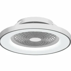 Luminaires Mantra Ventilateur de plafond Mantra TIBET LED Argenté, 1 lumière, Télécommandes