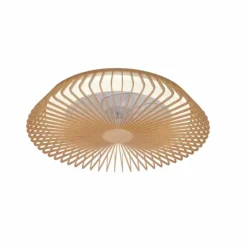 Luminaires Mantra Ventilateur de plafond Mantra HIMALAYA LED Bois clair, 1 lumière, Télécommandes