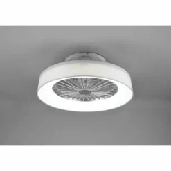 Luminaires Reality Ventilateur de plafond Reality Farsund LED Blanc, 1 lumière, Télécommandes