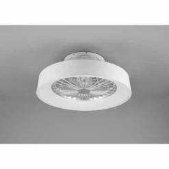 Luminaires Reality Ventilateur de plafond Reality Farsund LED Blanc, 1 lumière, Télécommandes