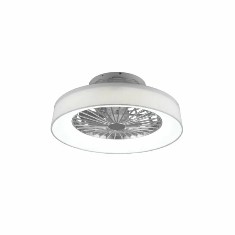 Luminaires Reality Ventilateur de plafond Reality Farsund LED Blanc, 1 lumière, Télécommandes