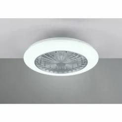 Luminaires Reality Ventilateur de plafond Reality Stralsund LED Titane, 2 lumières, Télécommandes