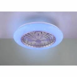 Luminaires Reality Ventilateur de plafond Reality Stralsund LED Titane, 2 lumières, Télécommandes