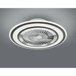 Luminaires Reality Ventilateur de plafond Reality Flaga LED Noir, 1 lumière, Télécommandes